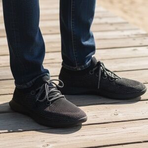 Allbirds Tree Dasher Charcoal Gray Lace-Up Running Sneakers Men’s Size 11